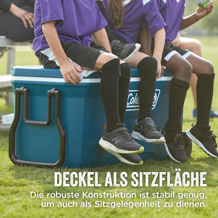 Coleman Xtreme Kühlbox, grosse Thermobox mit Fassungsvermögen, hochwertige PU-Vollschaumkernisolieru