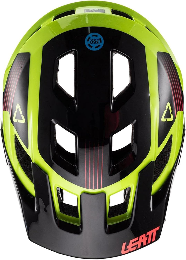 Leatt Helmet MTB AllMtn 1.0 V22 Lime Jr #XS 50-54cm