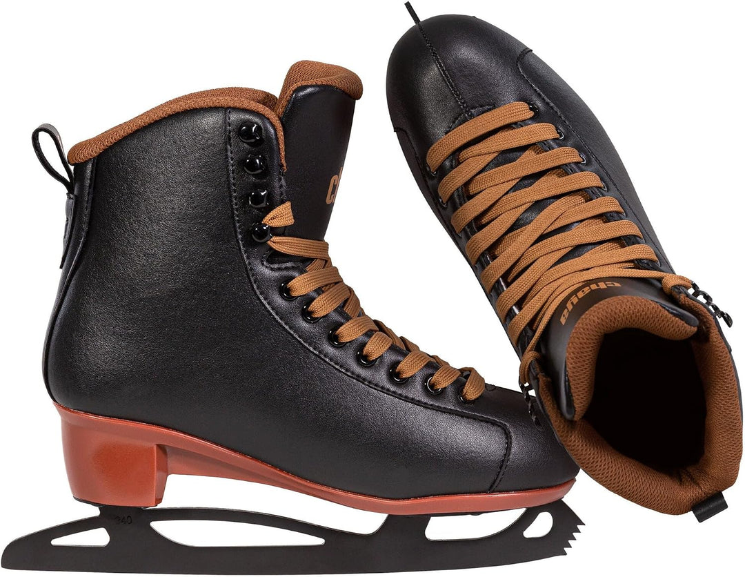 Chaya Rollschuhe Merlot Black - Roller Skates für Damen und Herren im Retro-Look für Roller-Disco -