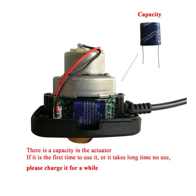 DC12v ~ 24v NC - 2 wege motorkugelhahn stromlos geschlossen zwei wege motorventil 1 Stück - 1/2 3/4