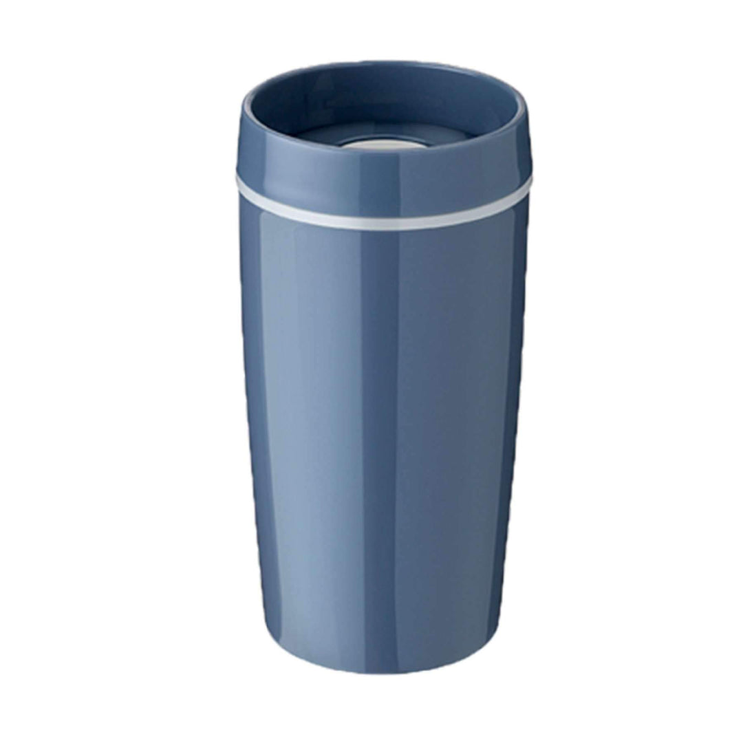 Stelton Rig-TIG by Bring-IT to-Go - Becher/Thermobecher - Blue - Kunststoff/Silikon - (HxD) 16,5 x 8