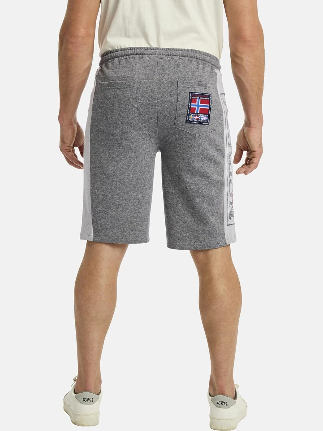 Jan Vanderstorm Herren Doppelpack Jogginghose Haral Kurze Hose Casual Shorts L Dunkelgrau, L Dunkelg