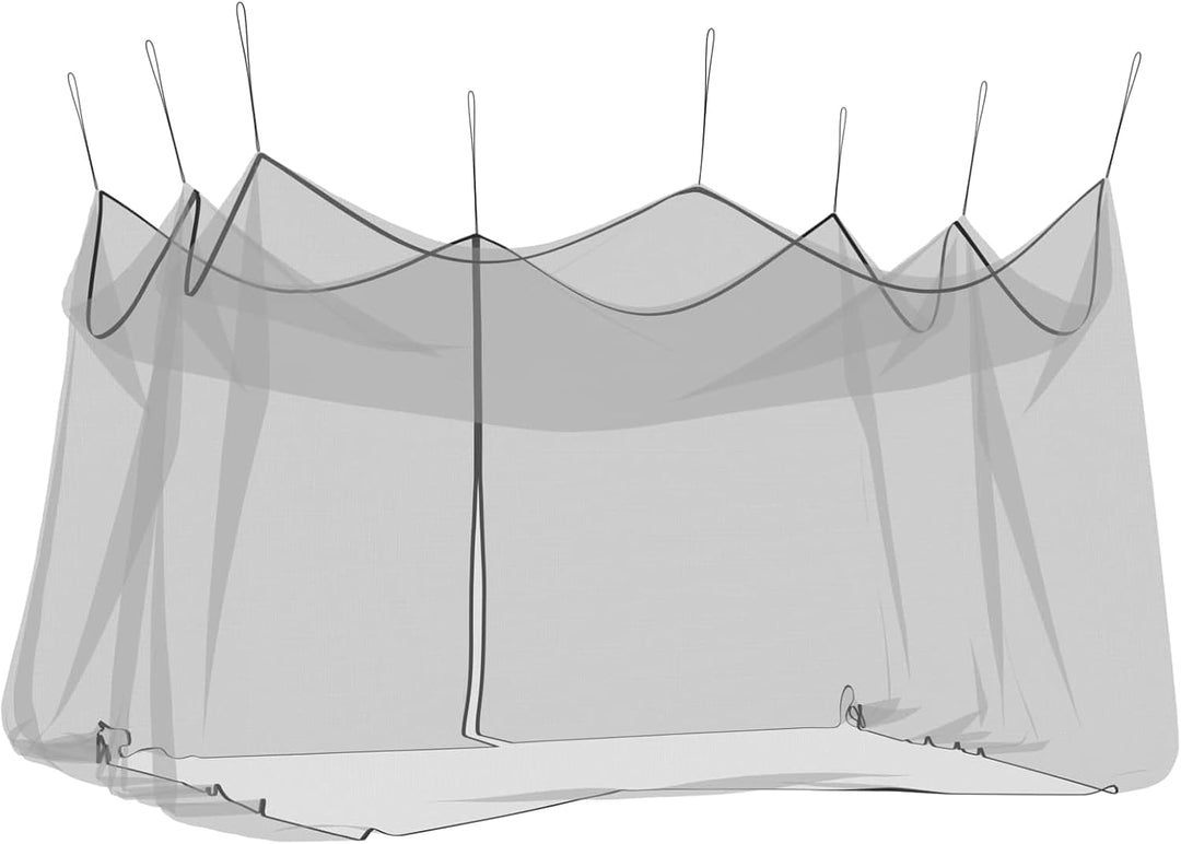 Garten Mücken Netz aus Polyester, 156 Mesh Schwarz, 3 x 4,5 x 2,5 m, mit Reissverschluss für Terrass