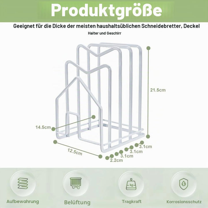 LIMITADA Schneidebrett Rack Schneidebrettständer WeisseSchneidebrett Halter Ständer Schneidebrett Ha