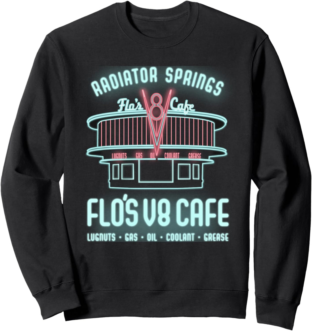Disney Pixar Cars Flo's V8 Cafe Poster Sweatshirt