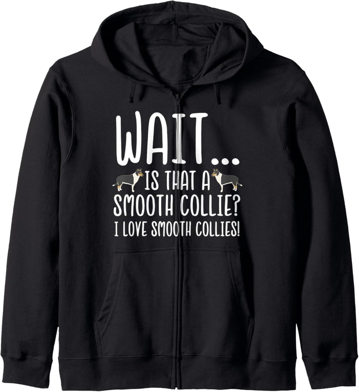 I Love Smooth Collies Kapuzenjacke