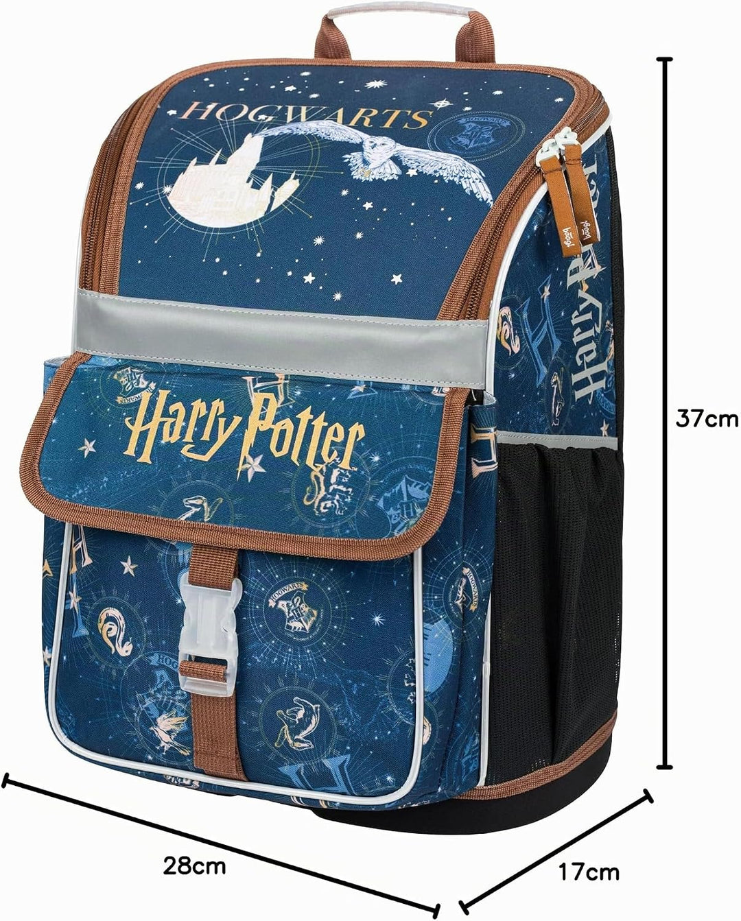 Baagl Schulranzen Jungen Mädchen für 1. Klasse - Ergonomische Schultasche für Kinder - Schulrucksack
