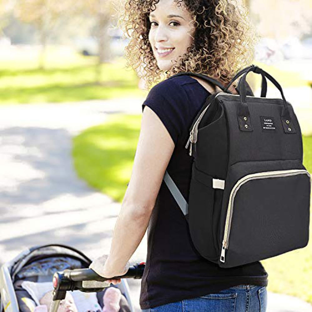 Herzberg Baby Diaper Bag - Multifunction Diaper Bag, Mommy Organized Travel Baby Bag, Essentials for