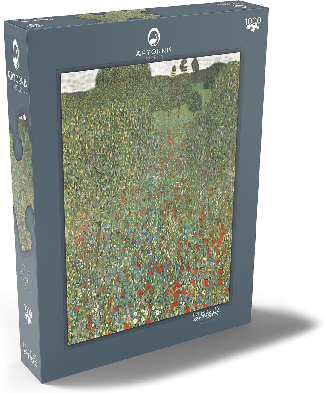 Gustav Klimt's Mohnfeld (1907) - Premium 1000 Teile Puzzle - MyPuzzle Sonderkollektion von Æpyornis,