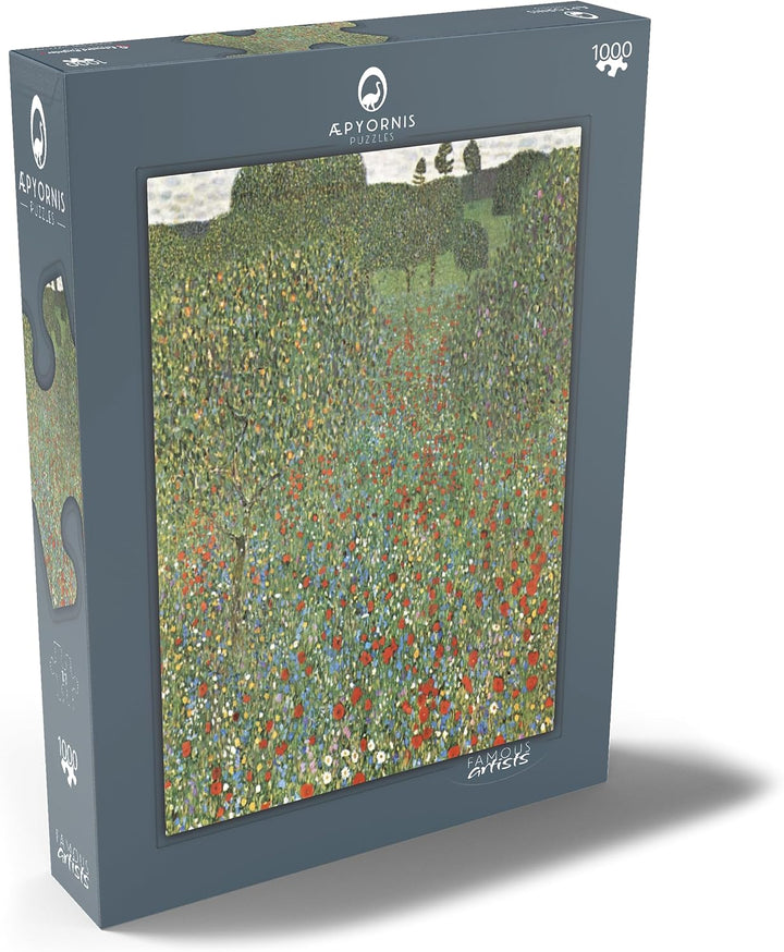 Gustav Klimt's Mohnfeld (1907) - Premium 1000 Teile Puzzle - MyPuzzle Sonderkollektion von Æpyornis,