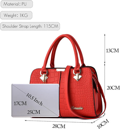 FANDARE Damen Handtasche Umhängetasche Frauen Schulterbeutel Shopper Tote Reise Henkeltasche Schulte