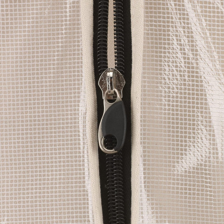 Household Essentials Cedarline 3321-1 Pullovertasche aus natürlichem Baumwollleinen, mit Reissversch