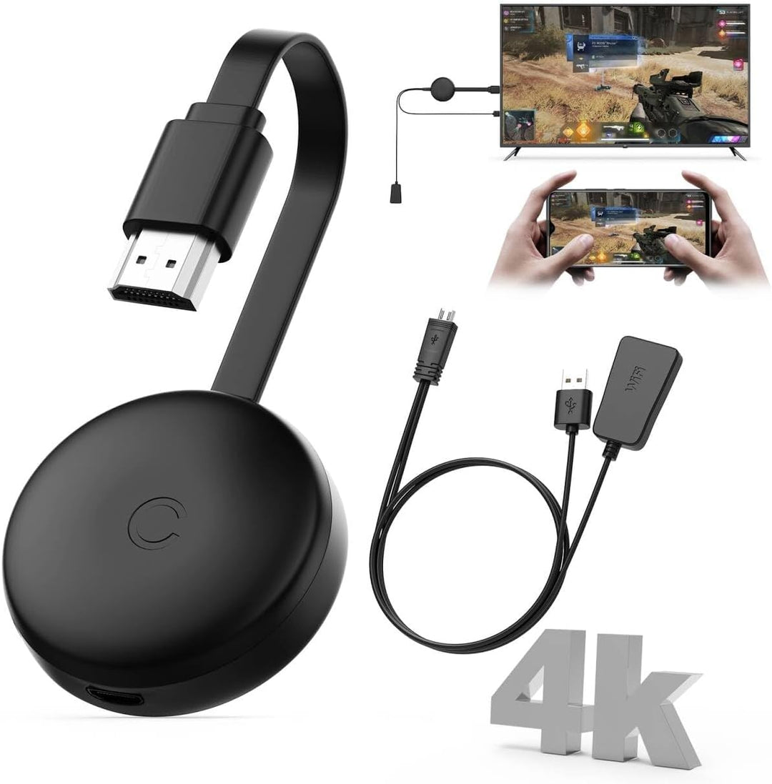 4K Wireless HDMI Display Adapter, 5G HDMI Wireless Dongle Adapter,Mirroring Extender Stream Video/Au