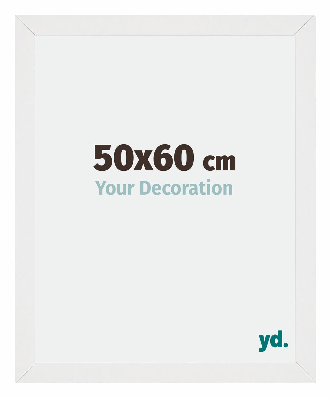 yd. Your Decoration - Bilderrahmen 50x60 cm - Bilderrahmen aus MDF mit Acrylglas - Antireflex - Ausg