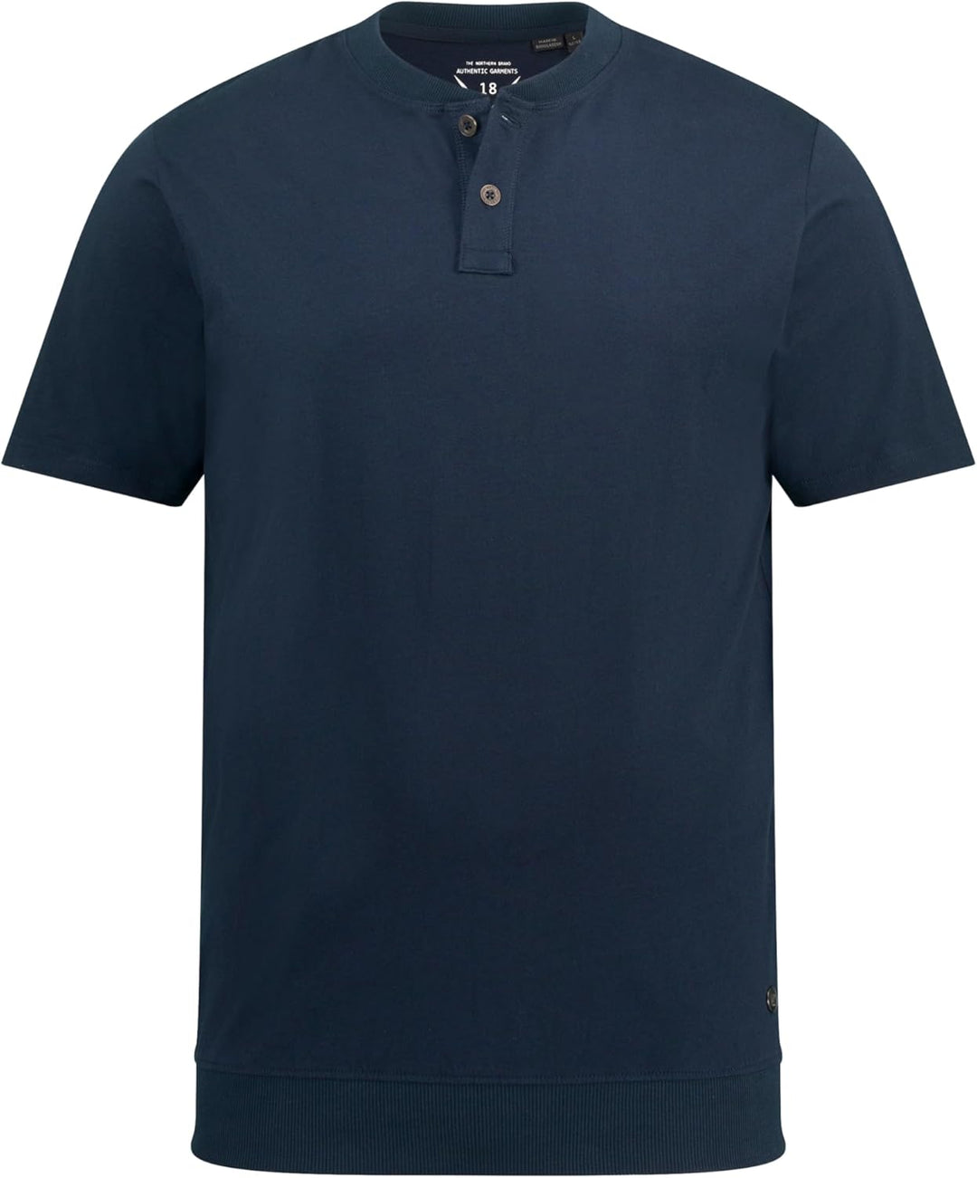JP 1880 Herren grosse Grössen Übergrössen Menswear L-8XL Henley, Bauchfit, Halbarm, Rundhals, bis 8