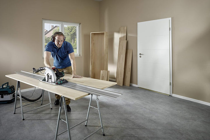 wolfcraft 6914000, Verlängerungs-Set für FKS 145 Silber