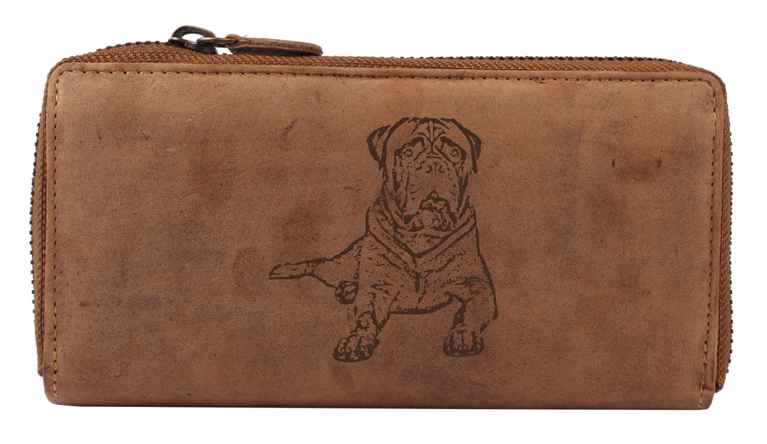 Greenburry Damen-Geldbeutel mit Hunde-Motiv Bullmastiff, Bullmastiff