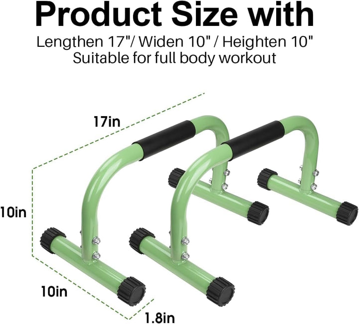 AmazeFan Parallettes, Handstand Barrenm, Grosser Push Up Bar & & Dip Barren, Rutschfeste Liegestützg