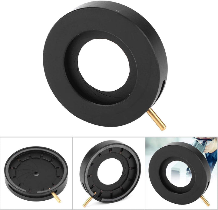 Einstellbare Irisblendenblende Mikroskop-Irisadapter Aperture Einstellbare Linse Optische Blende für