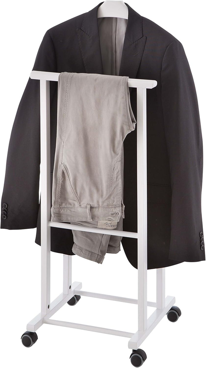 Arredamenti Italia ARREDAMENTIITALIA Herrendiener für Schlafzimmer ATRI, Holz -Farbe: Weiss AR-It il