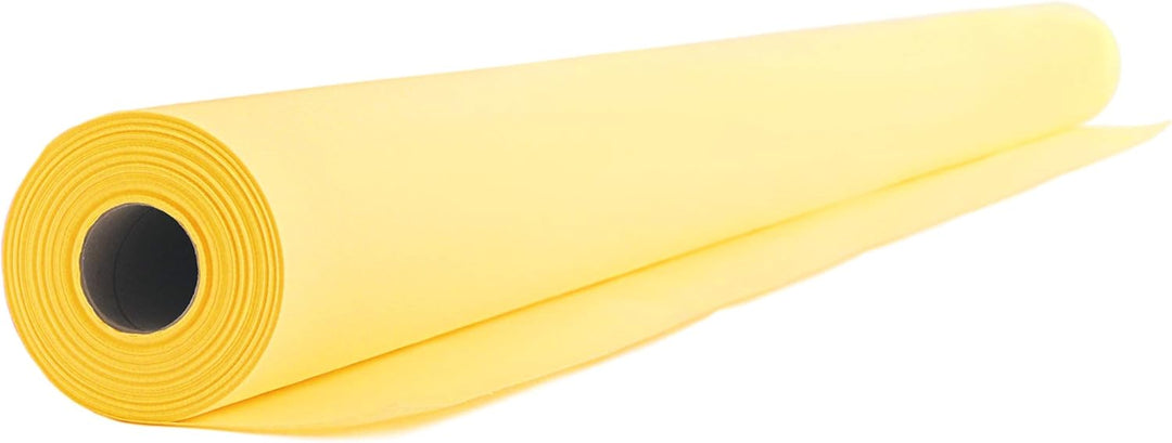 AROBA 1x Airlaid Tischdeckenrolle (Gelb, 1,2 m x 24 m) - Stoffähnliche Tischdecke - Hochwertige Tisc