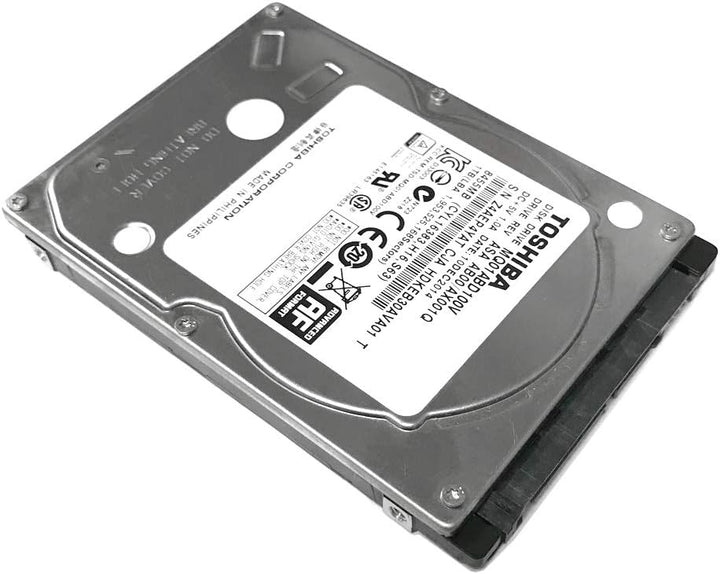 Toshiba MQ01ABD100V Notebook-Festplatte, 1 TB, 5400 U/min, 8 MB Cache, SATA, 3,0 GB/s, 2,5 Zoll (6,3