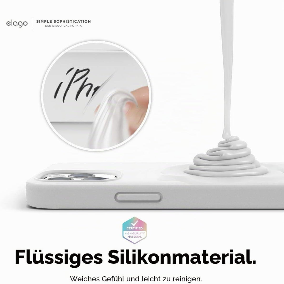 elago Magnetic Silikon-Hülle Case Kompatibel mit iPhone 12 und Kompatibel mit iPhone 12 Pro 6,1 Zoll