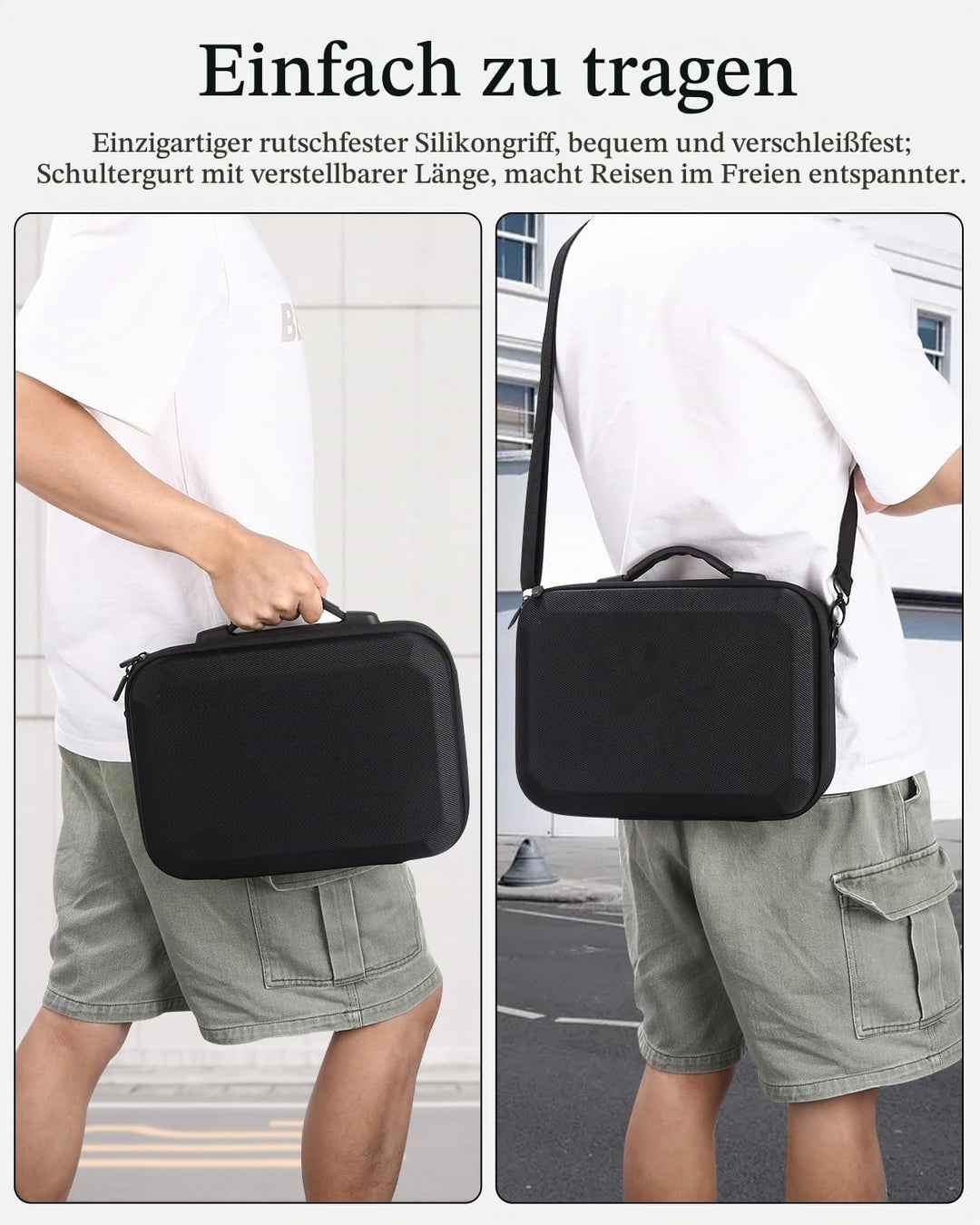 Tasche für DJI Mini 4K/2 SE Drohne, Tragbare Tragetasche für Drohne, RC-N1C Fernsteuerung, Propeller