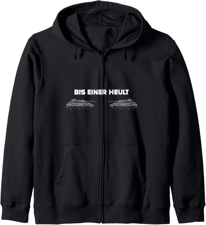 Gaming Bis Einer Heult Panzer Panzerfahrer Gamer Sprüche Kapuzenjacke