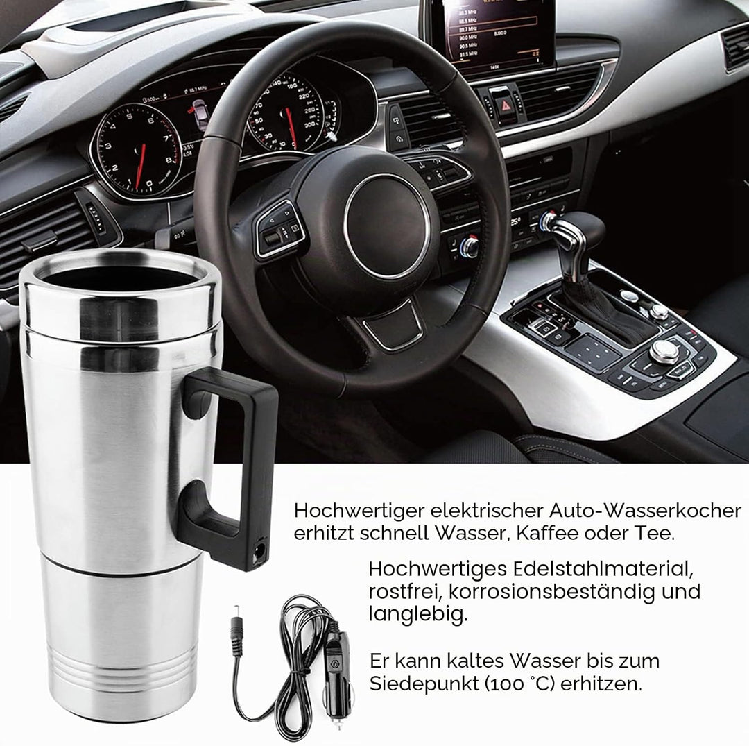 Wasserkocher 350ML und 150ml Edelstahl Auto Wasserkocher Kaffee Tee Wasserheiztasse 12V