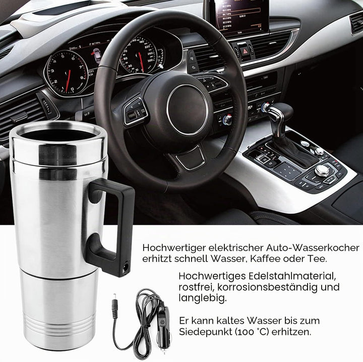 Wasserkocher 350ML und 150ml Edelstahl Auto Wasserkocher Kaffee Tee Wasserheiztasse 12V