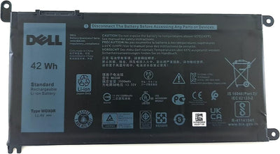 Dell EMC Dell Laptop-Akku Li-Ion 3 Zellen 42 Wh mAh 3500 11,4 V Typ WDX0R Indexe: 42WH Y3F7Y T2JX4 3