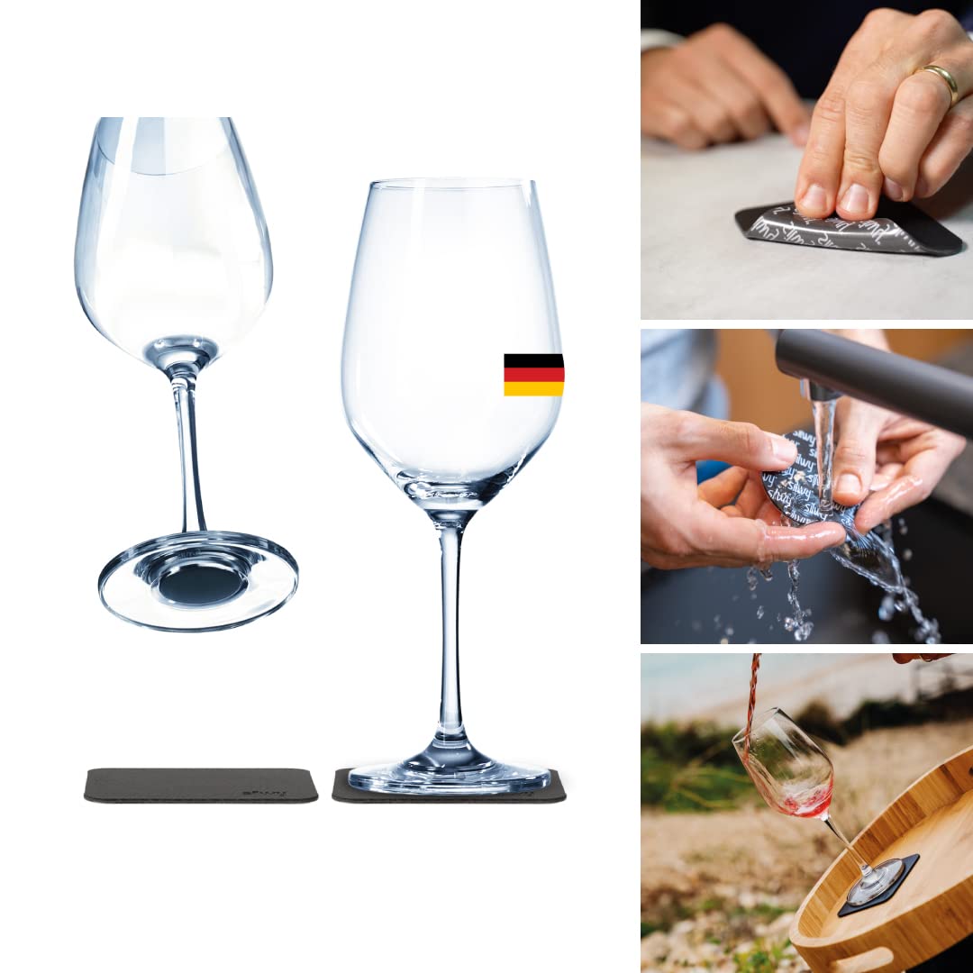 silwy® Magnetgläser, feine Kristallgläser mit perfekt integrierten Magneten und metallischen Nano-Ge