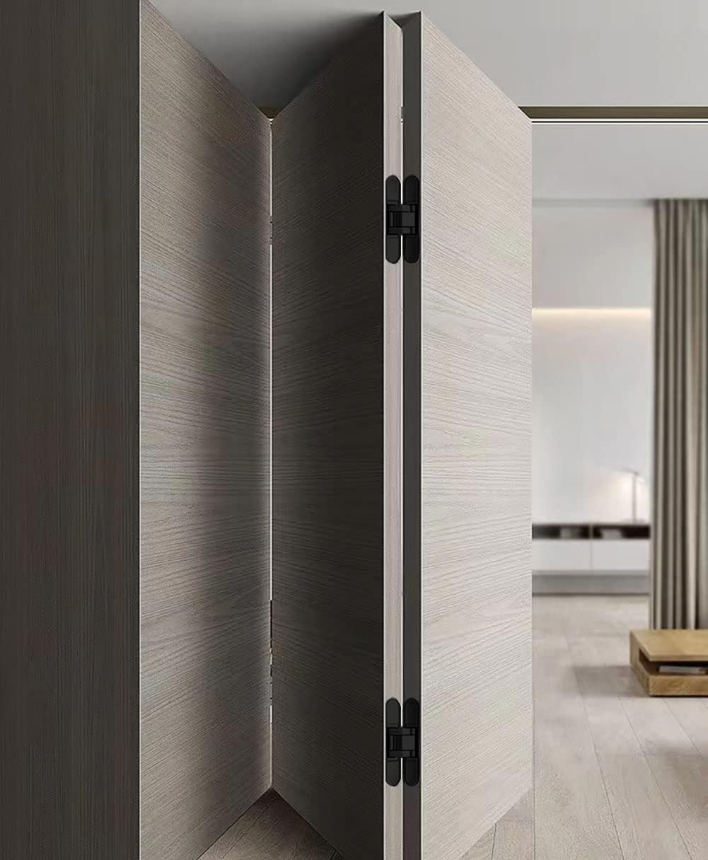 TamBee 15,2 cm Türscharniere versteckte Scharniere unsichtbare Scharniere Schwerlast Zinklegierung 1