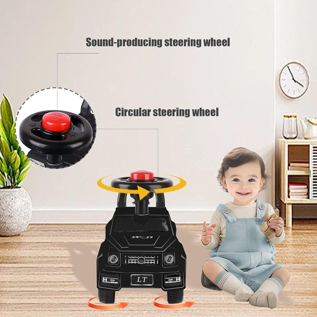 Rutschauto für Kinder, Tragespielzeug zum Schieben, Lauflernhilfe für Kinder, Buggy – Little Auto –