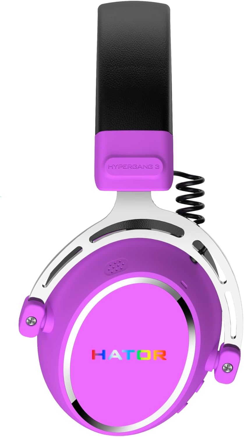 HATOR Hypergang 3 Wireless Gaming-Headset – Hi-Res Audio, Hybrid ANC, 45h Akku, Spatial Audio, Bluet