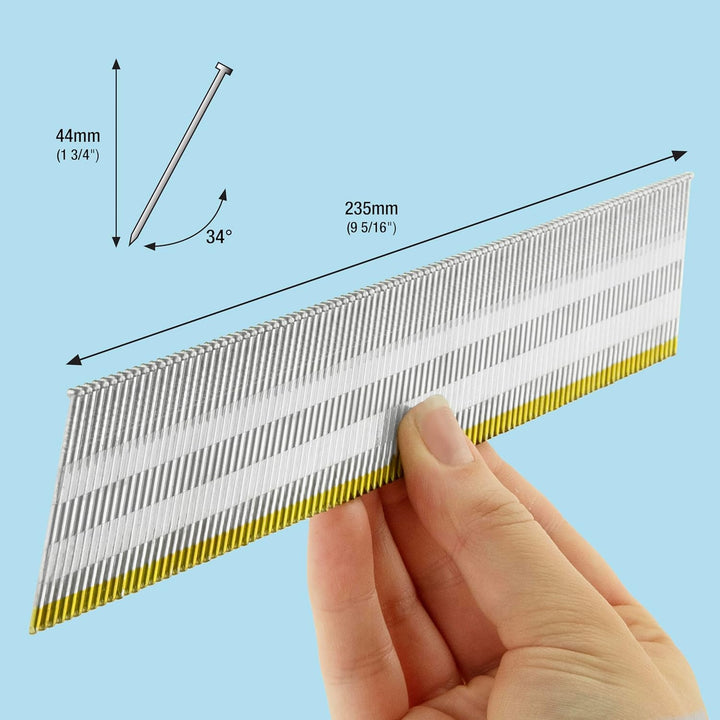 Tacwise 0405 Nägel Geneigt 15G/44mm (4.000 Stück pro Verpackung)