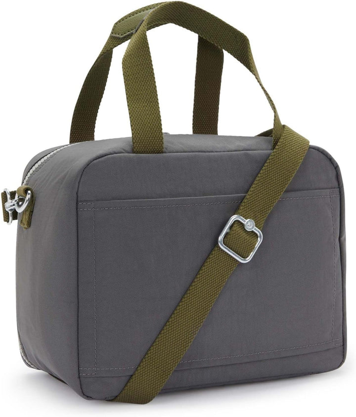 Kipling New KICHIROU Large Lunchbox, Pouches, Cases, Back to Grey (Grey), Back To Grey