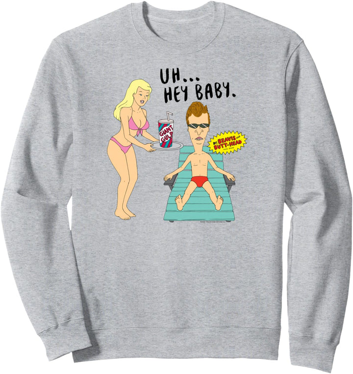 Beavis and Butt-Head Uh Hey Baby Sweatshirt