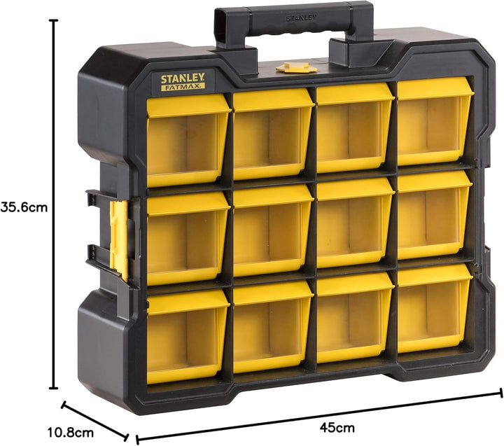 Stanley Fmst81077-1 Flip Bin Organizer FatMax® Grosse, weite Basis- Kippbare und abnehmbare Eimer -