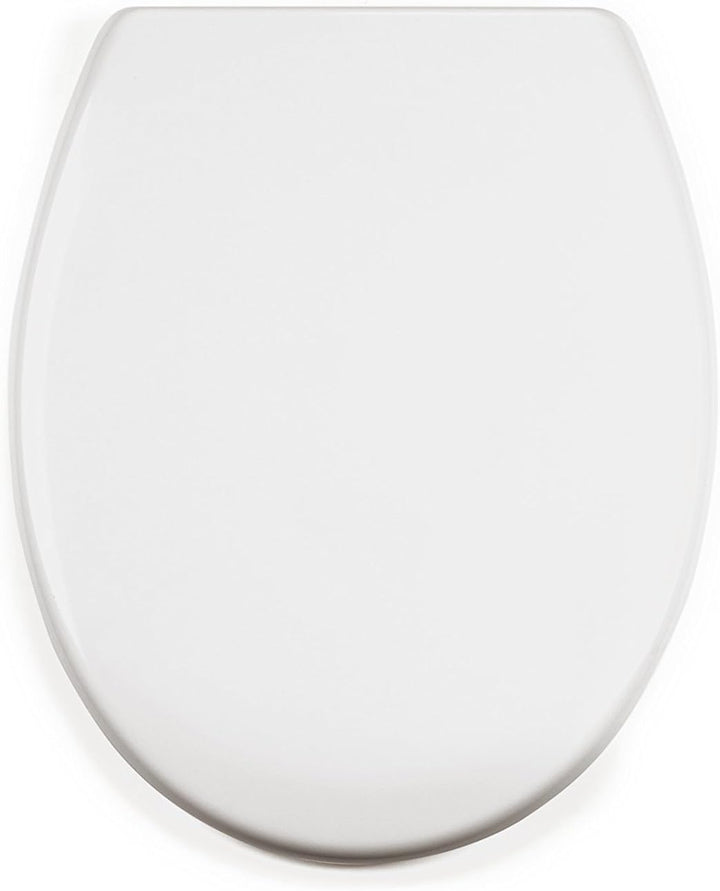 MSV WC Sitz Toilettendeckel Duroplast mit Absenkautomatik und auf Knopfdruck abnehmbar zur Reinigung