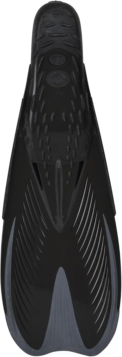 Seac-Sub Speed Schnorchelflossen Mit Geschlossenem Schwarz 44/45, Schwarz 44/45