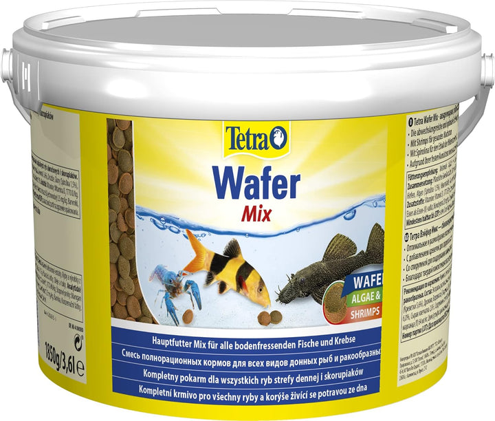 Tetra Wafer Mix - Fischfutter für alle Bodenfische (z.B. Welse) und Krebse, für gesundes Wachstum un