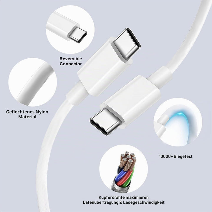 2Pack 45W USB C Ladegerät und LadeKabel für Samsung S26 Ultra/S25 Edge/S24 FE/S25 Plus/S23 /S22 S21