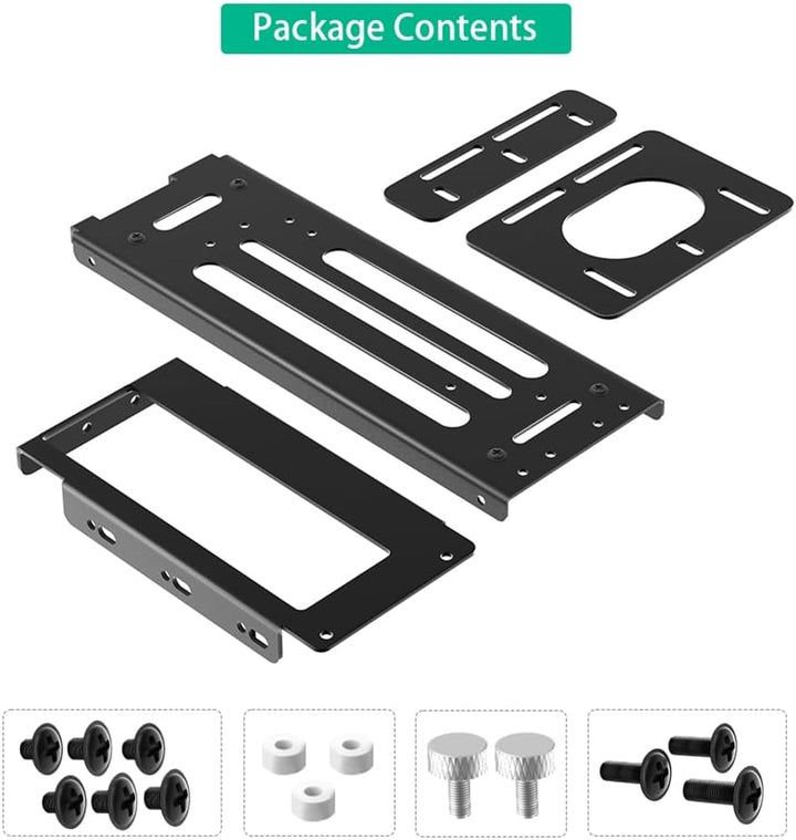 Externe GPU -Dockingstation Vertikaler GPU -Mount -Halterung, 2 Steckplatzlenkhalter mit Hardware, E