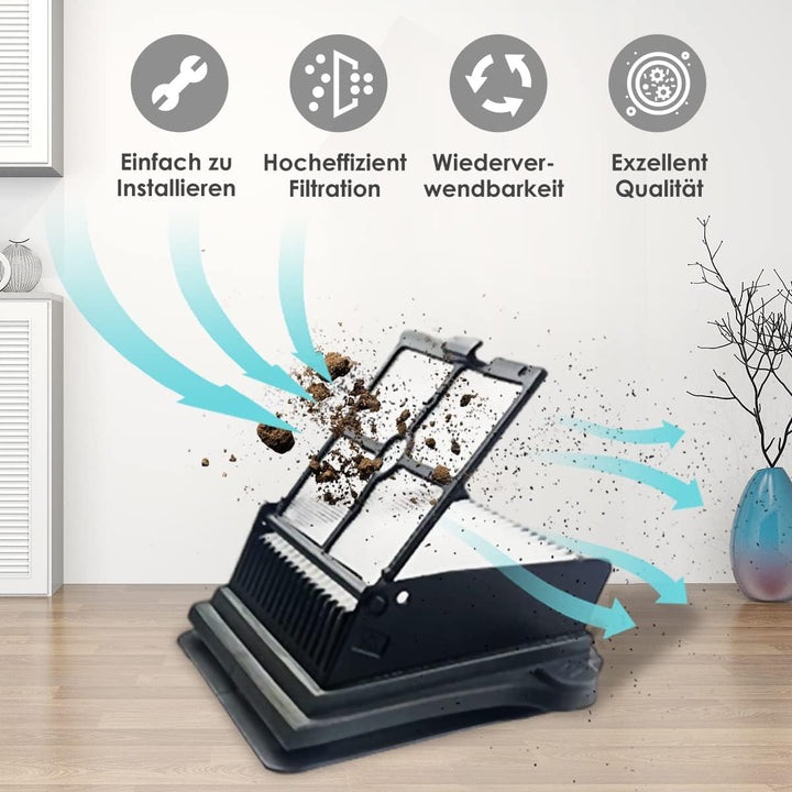 Ersatz-Bürstenwalze und Staubsaugerfilter für Tineco Floor One S7/ S6 Pro Akku-Nass-Trocken-Staubsau