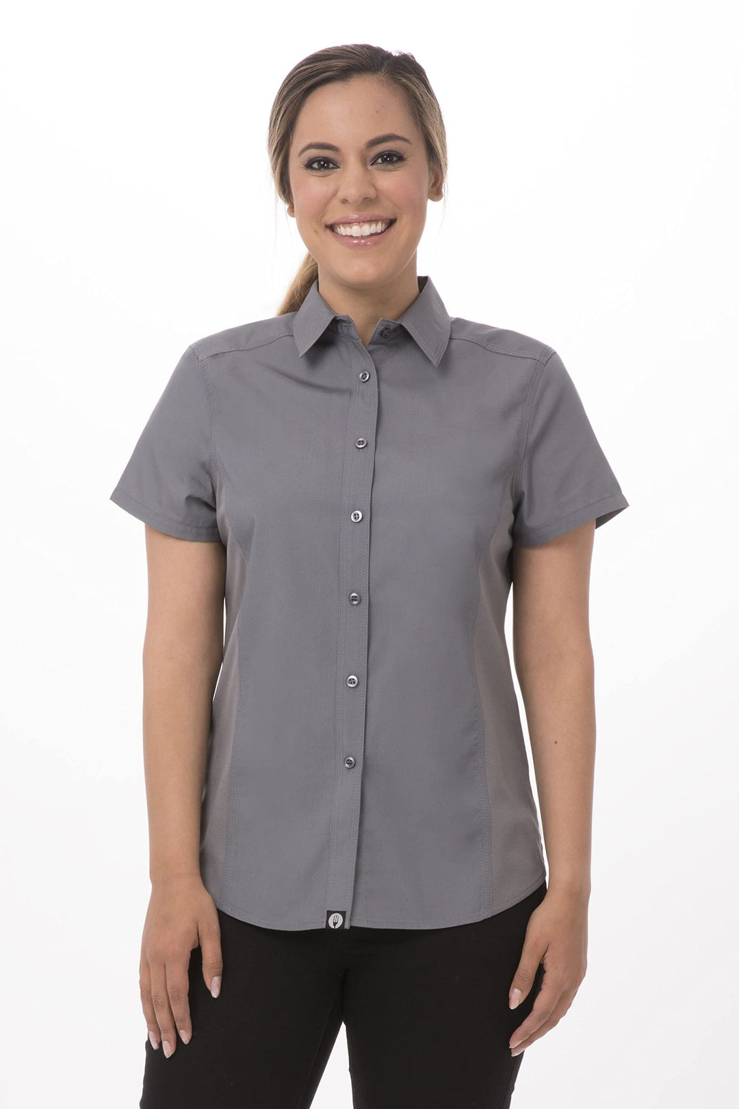 Chef Works Damen Universalhemd, grau, X-Gross XL, XL