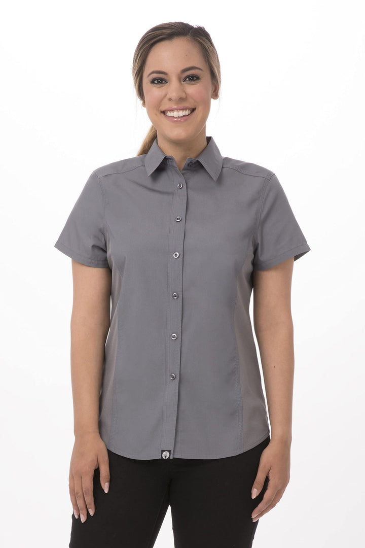 Chef Works Damen Universalhemd, grau, X-Gross XL, XL