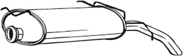 Bosal 135-557 Endschalldämpfer