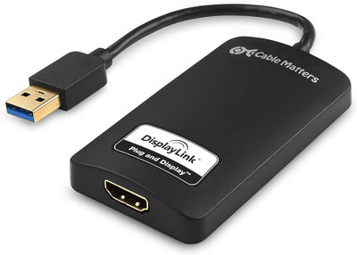 Cable Matters SuperSpeed USB HDMI Adapter (HDMI USB Adapter, USB 3.0 auf HDMI Adapter, USB zu HDMI)